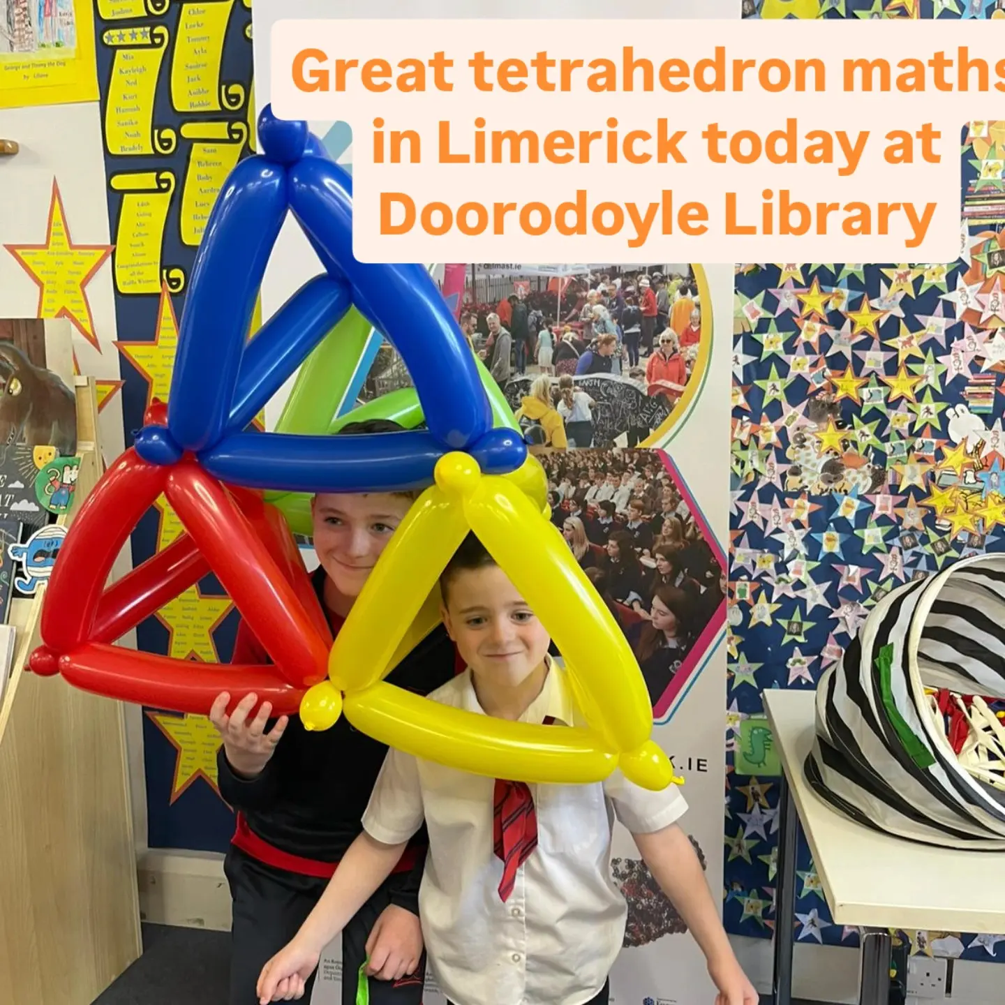 Maths in the City in Dooradoyle Library 4